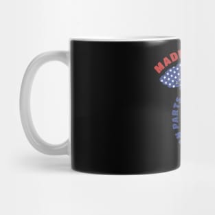 Made In America With South Arfican Parts, Blackish Mug